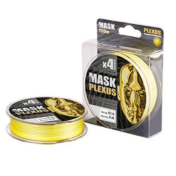 Шнур  AKKOI  Mask Plexus 0,48мм  150м  yellow