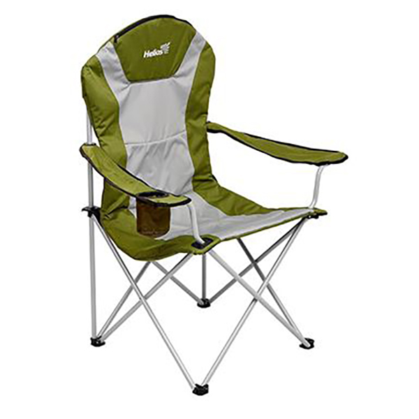 Кресло складное Helios серый ромб/зеленый (T-HS-750-99806H-05-1) - купить по доступной цене Интернет-магазине Наутилус