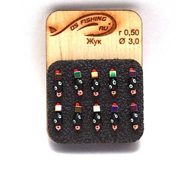 Набор безмотыльных мормышек DS Fishing  арт.02 (уп.200шт) - купить по доступной цене Интернет-магазине Наутилус