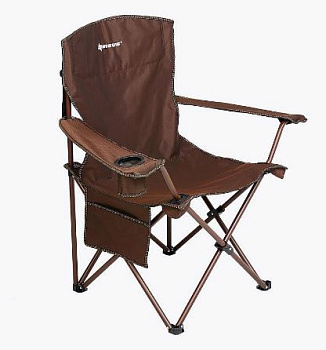 Кресло складное Nisus коричневый 140кг  (N-249-B-1)